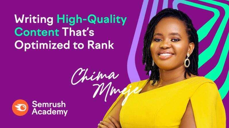 How to Write High-Quality Content Optimized to Rank