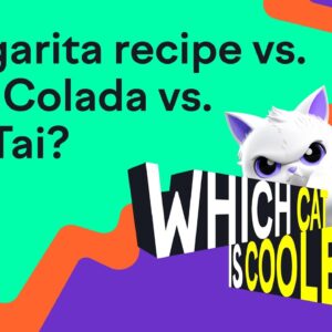 Margarita Recipe Vs. Pina Colada Vs. Mai Tai ? | Which Cat is Cooler?