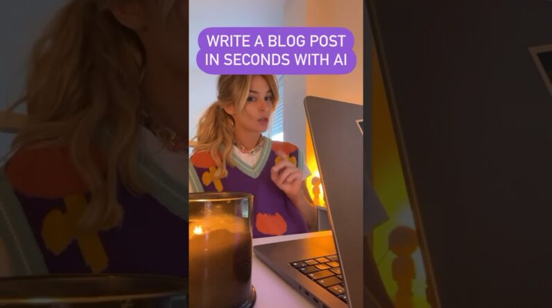 🚀 Blog in SECONDS with AI #aiwriting #aiforbeginners #contentmarketing