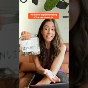 🤬 SEO swear jar #seo #digitalmarketinglife #itdepends