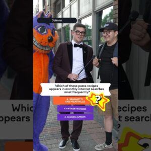 🍝 What pasta recipe is most seared for? #googlesearch #mostsearched #manonthestreet