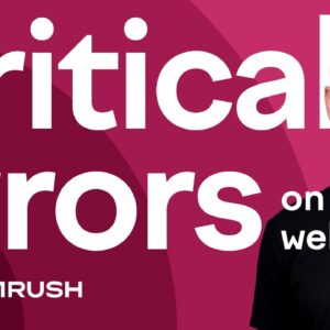 How to Find and Fix Critical Website Errors