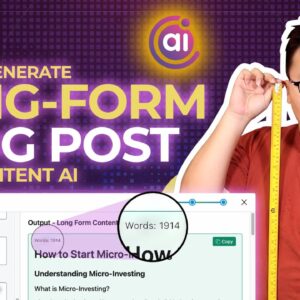 Write High Quality Articles in 1-Click Using Blog Post Wizard