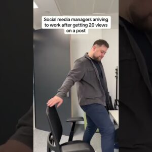 Social media managers at work after getting 20 views