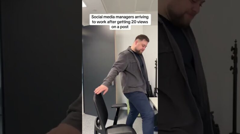 Social media managers at work after getting 20 views