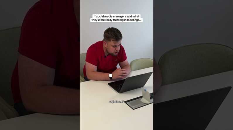 If social media managers said what they were really thinking in meetings...  #socialmediamarketing