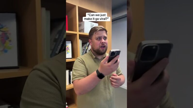 "Can we just make it go viral?"  #digitalmarketing #funny #socialmanager #comedy