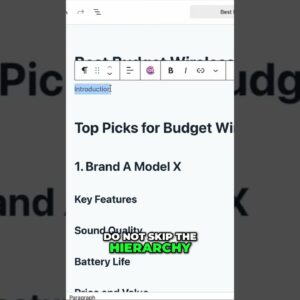 Master H1, H2, H3 & H4 Heading Hierarchy for Better SEO