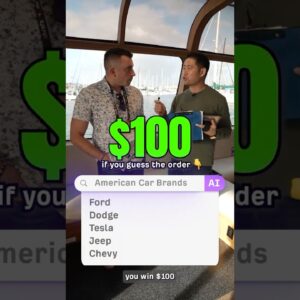 Guess which American Car Brand is the Most Popular in AI Search - Win $100