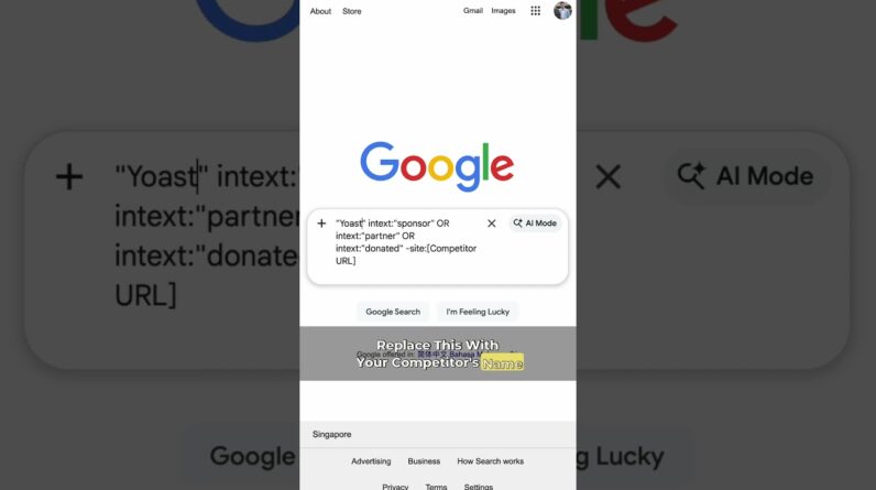 How to find Competitor Sponsorship Activities with Google Dorks