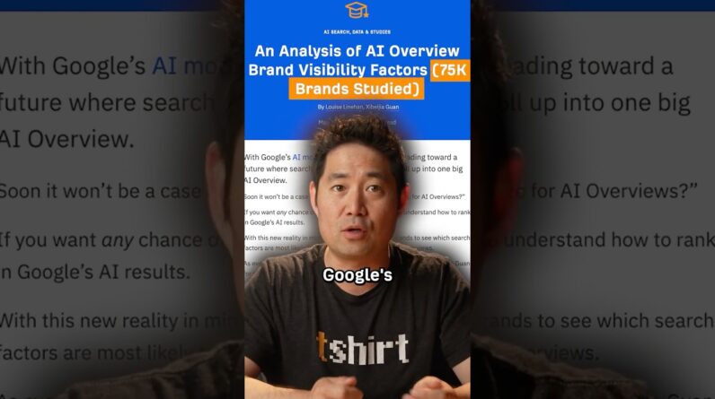 The #1 ranking factor for AEO